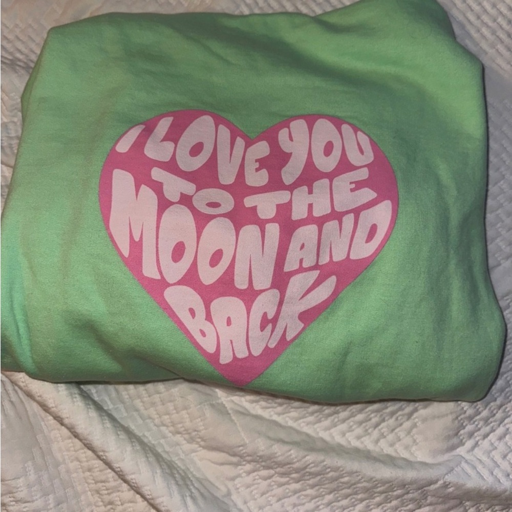 Faded Moon Sweatshirt- size L/XL